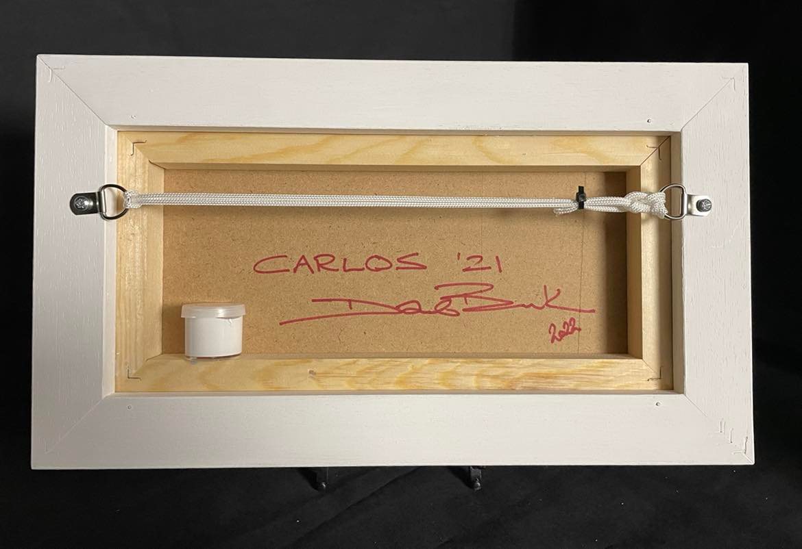 Carlos '21 Framed Mini Original Replica