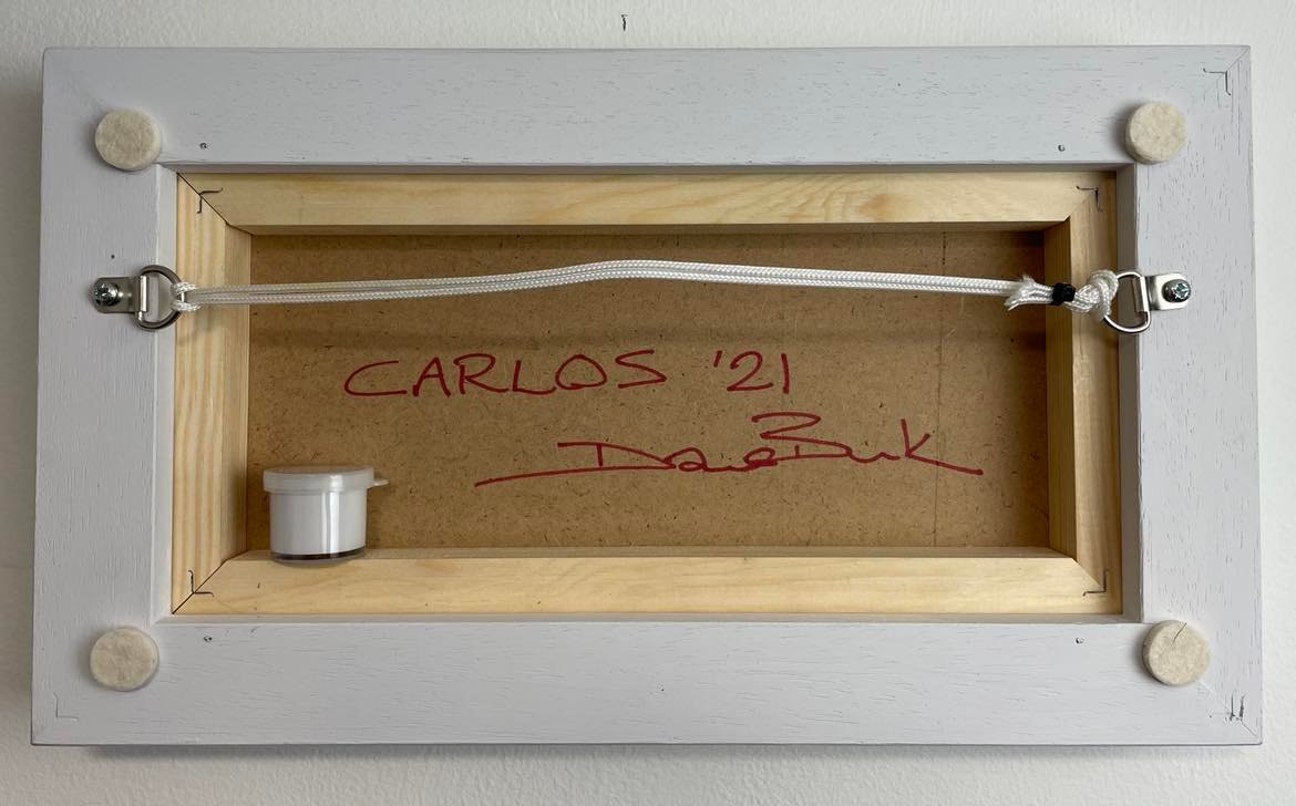 Carlos '21 Framed Mini Original Replica